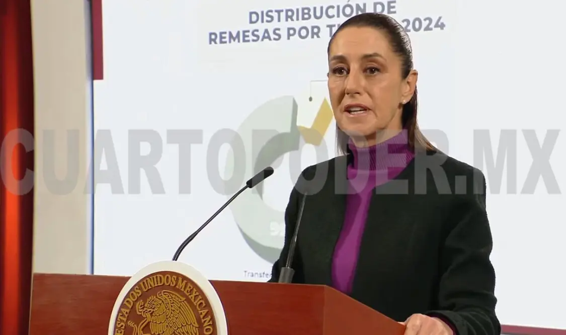 Sheinbaum celebra ajuste al impuesto a remesas propuesto por Trump