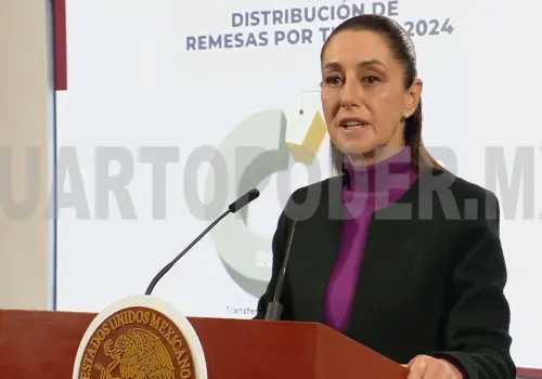 Sheinbaum celebra ajuste al impuesto a remesas propuesto por Trump