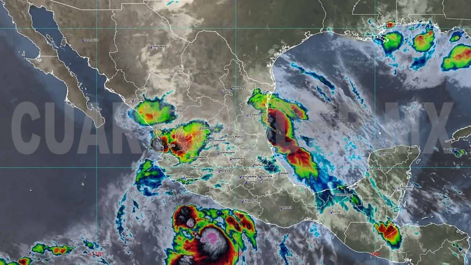 Tormenta tropical Flossie se intensifica frente a costas del Pacífico mexicano