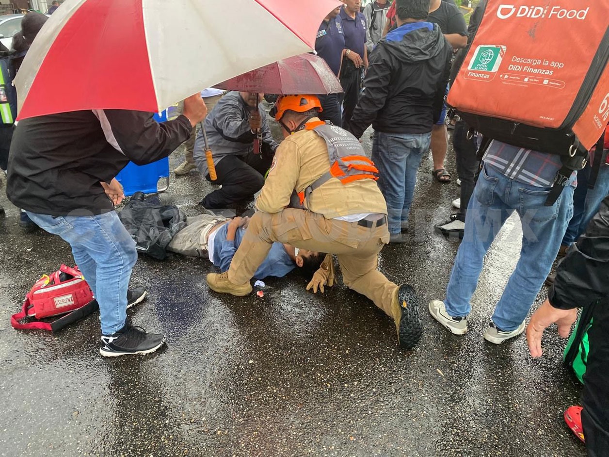 Motocicletas se estampan entre sí; un lesionado