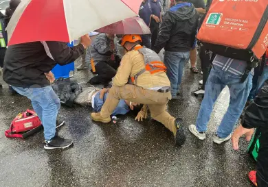 Motocicletas se estampan entre sí; un lesionado