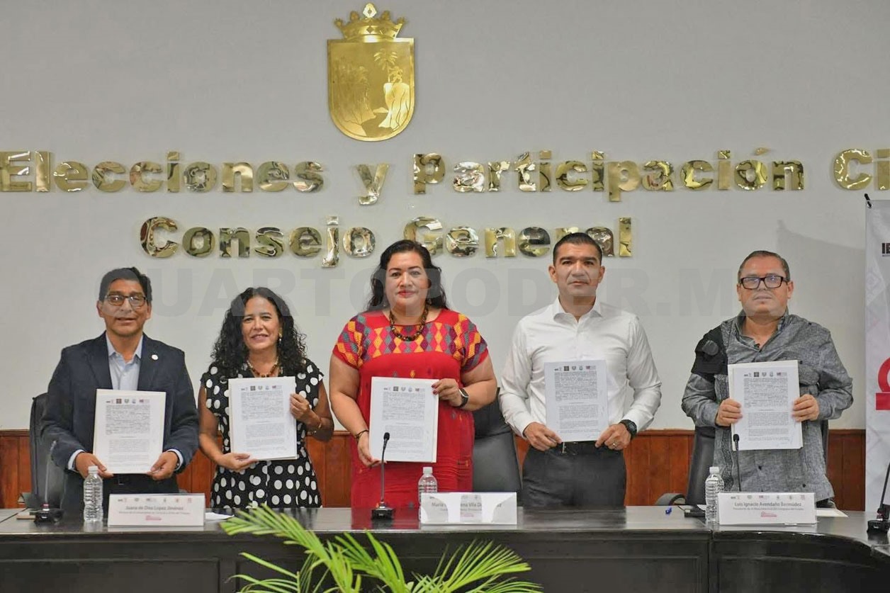 Firma universidad convenio con el IEPC