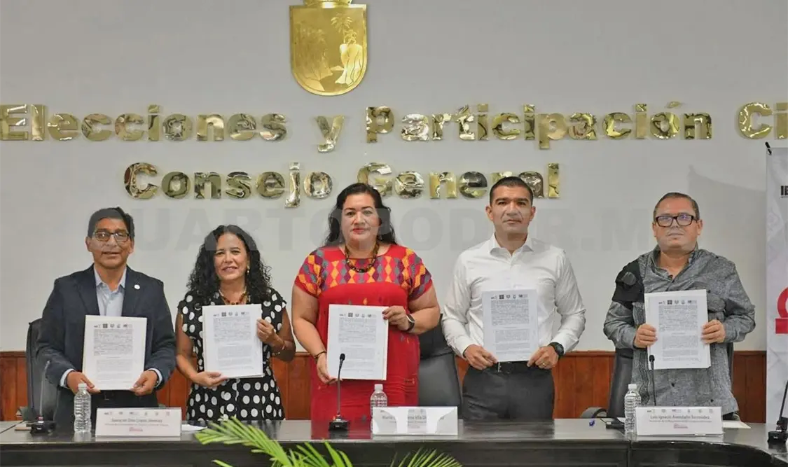 Chacón Rojas manifestó que la Unach se sumará con todo para fortalecer la calidad de la democracia en el estado. CP