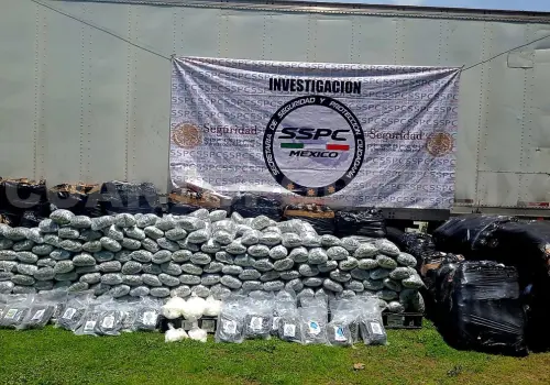 Aseguran más de una tonelada de marihuana