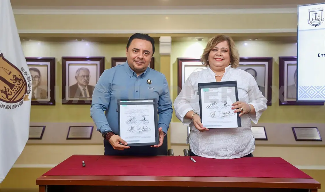 Moreno Guillén destacó que este convenio une la experiencia y compromiso de ambas instituciones. CP