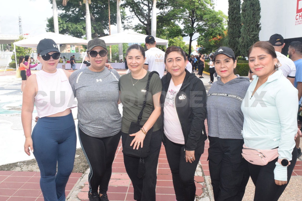 Participaron en el Zumbatón