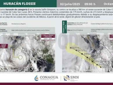 Huracán Flossie se debilita, pero mantiene alerta por lluvias, vientos y oleaje