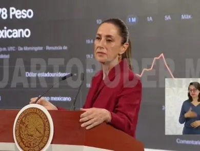 Sheinbaum defiende solidez del peso ante señalamientos por lavado en tres instituciones financieras