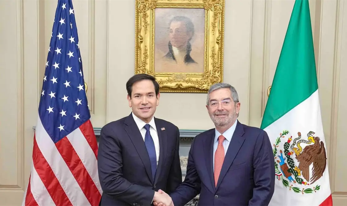 Rubio y De la Fuente “convinieron en que un grupo de trabajo se reunirá próximamente en Washington para dar seguimiento a los temas de seguridad, migración y comercio”. Cortesía