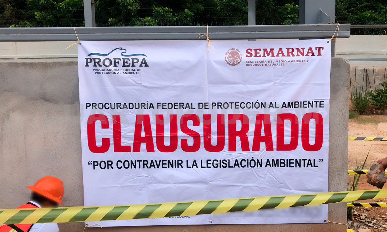 Clausura Profepa obra no autorizada de Halliburton