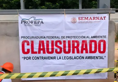 Clausura Profepa obra no autorizada de Halliburton
