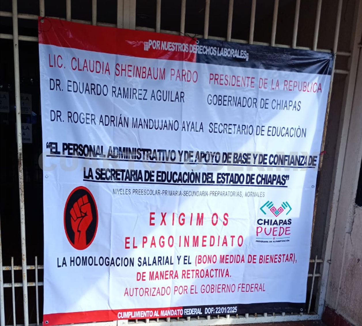 Toma de edificio impide servicios la población