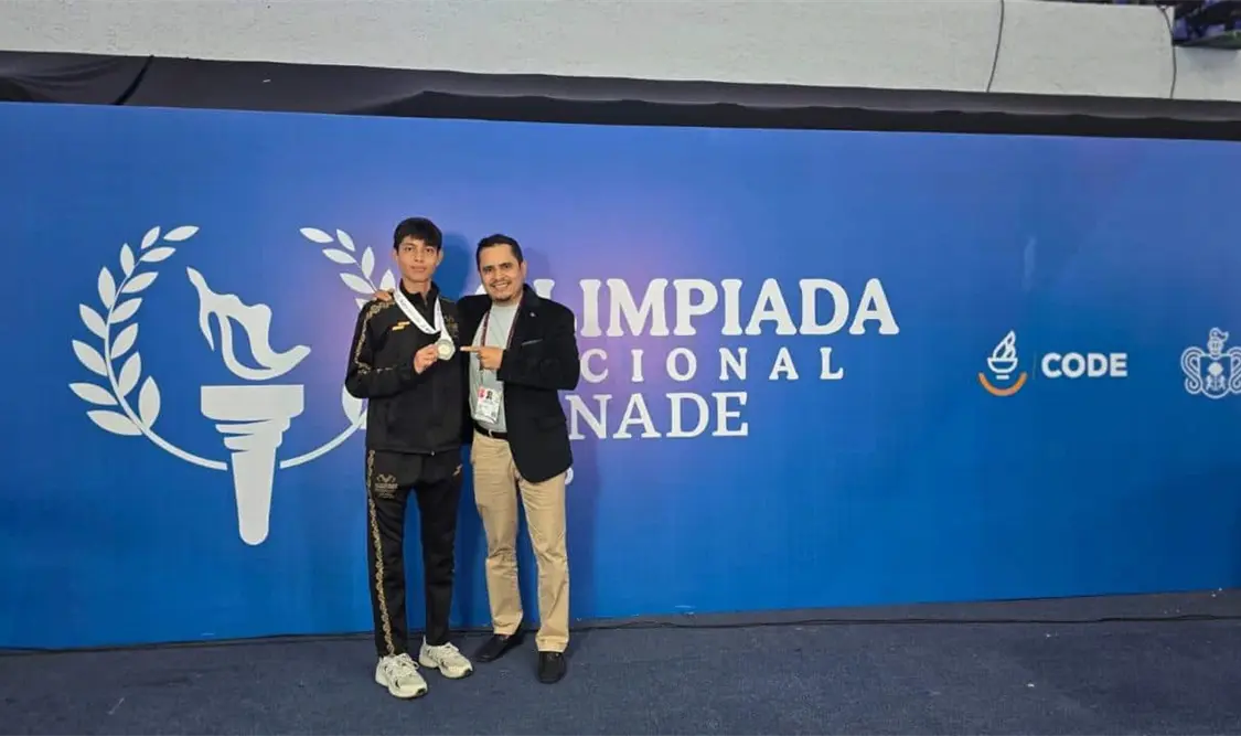 El profesor Alfredo Mayorga dijo estar contento con los resultados de este evento. Cortesía