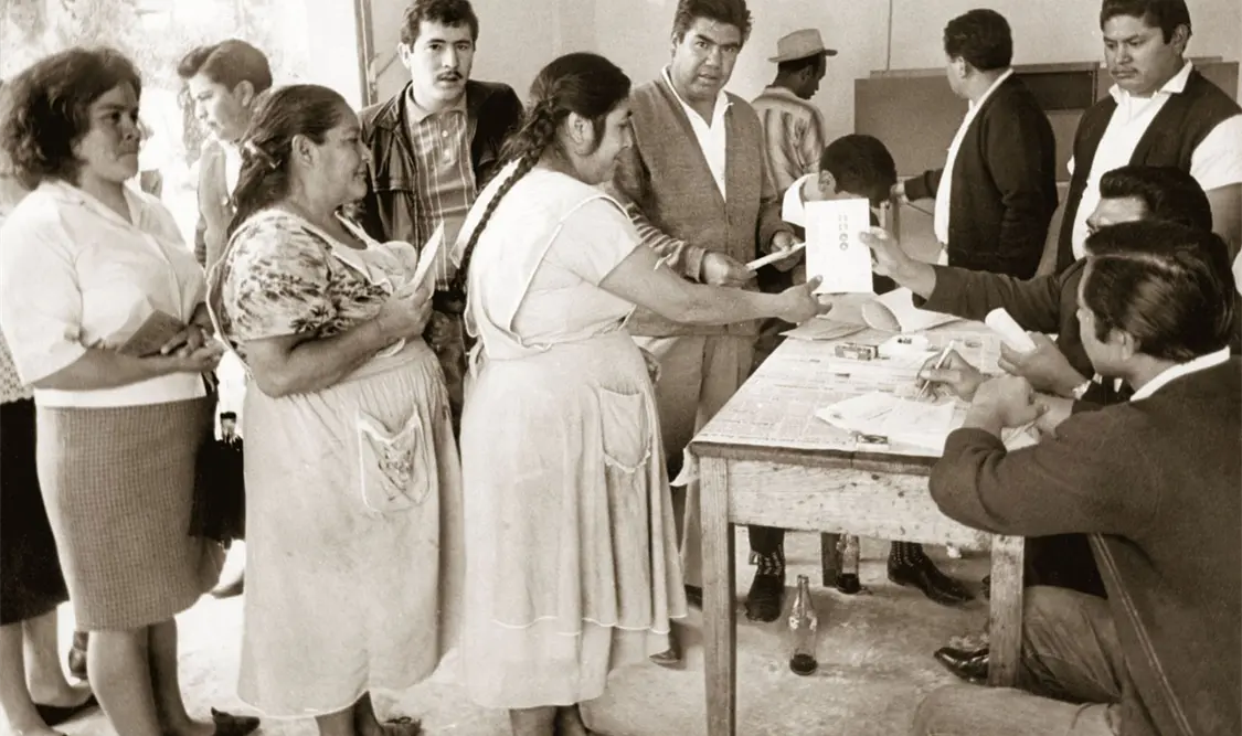 El voto femenino tuvo un gran avance en 1955, cuando alcanzó una elección a nivel federal. Cortesía