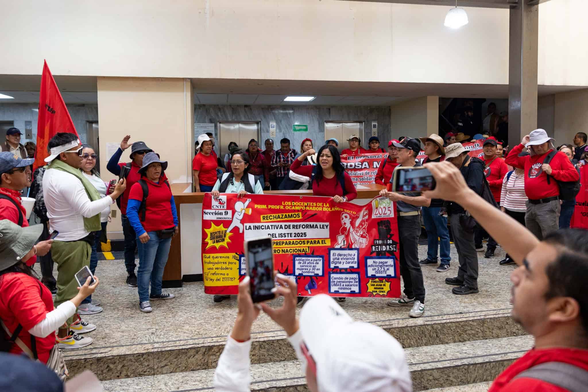 CNTE retomó movilizaciones en la CDMX