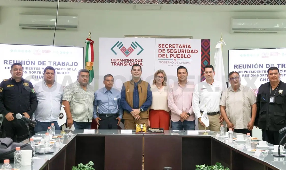 La mesa de trabajo tuvo como objetivo reforzar la coordinación y compartir diagnósticos regionales en diversas materias. CP