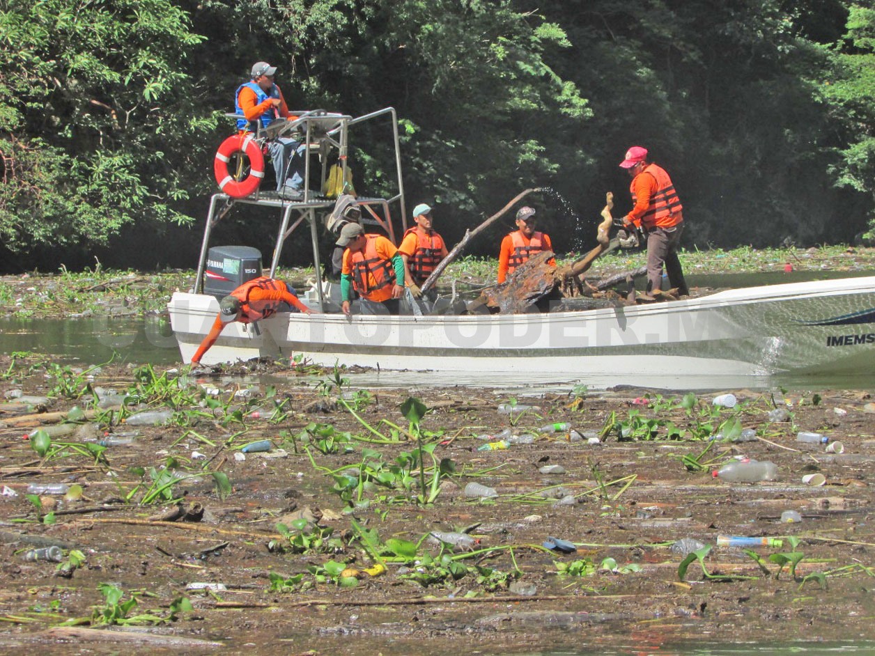 Basura, principal reto en el Cañón del Sumidero