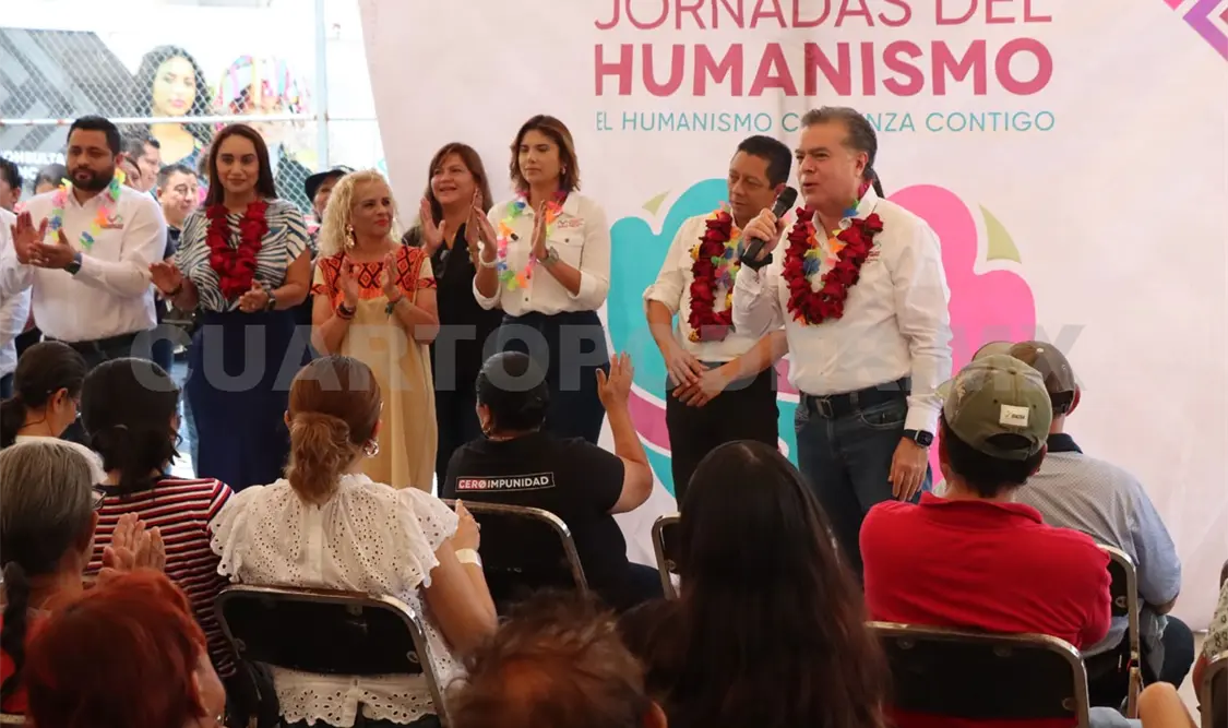 Aspecto de la Jornada por el Humanismo realizada en la capital del estado. Diego Pérez / CP
