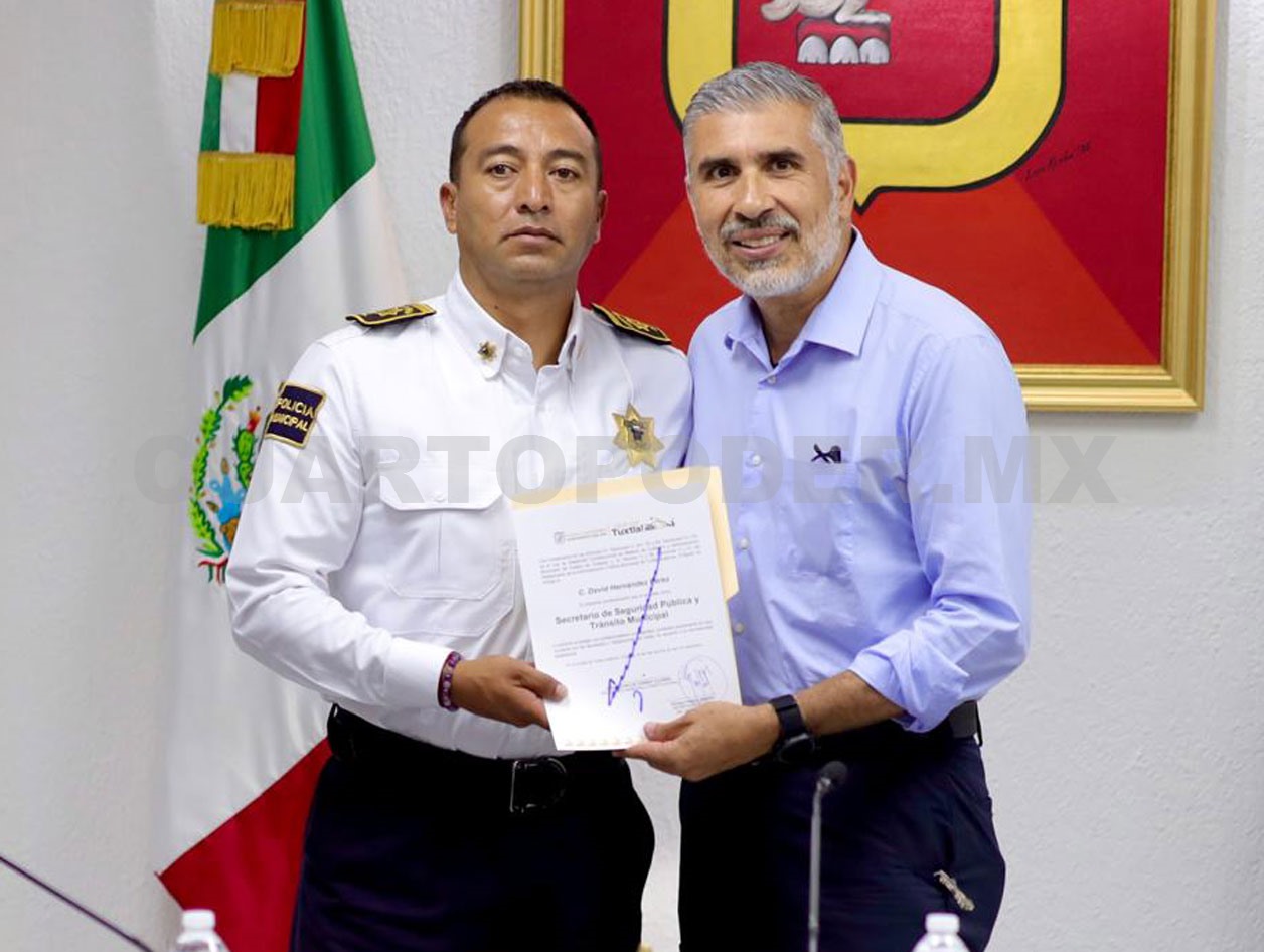 Nuevo secretario de Seguridad y Tránsito toma protesta