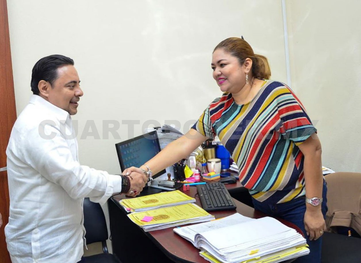 Visita magistrado juzgado en Chiapa de Corzo