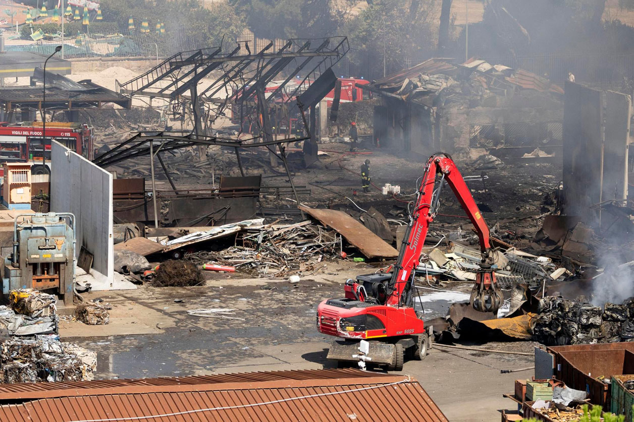 Explosión de gasolinera deja 45 heridos