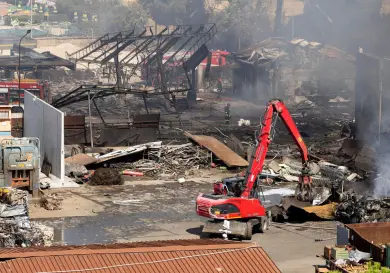 Explosión de gasolinera deja 45 heridos