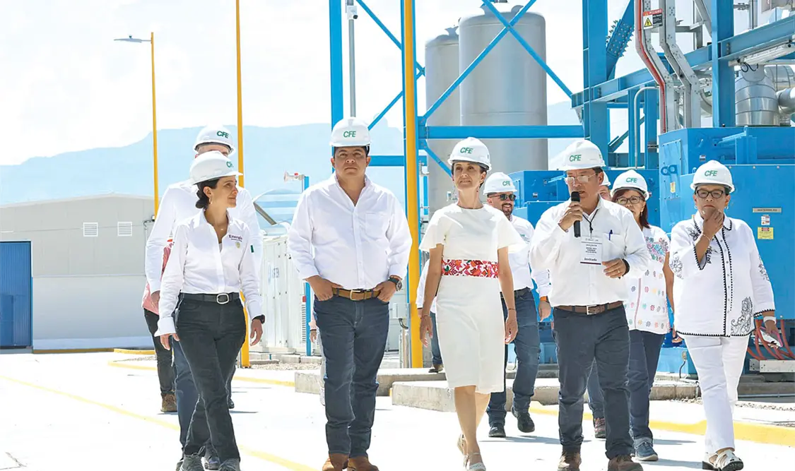 También la mandataria inauguró la Torre de Imagenología, Laboratorio y Hemodiálisis del Hospital General IMSS Bienestar Rioverde. Cortesía