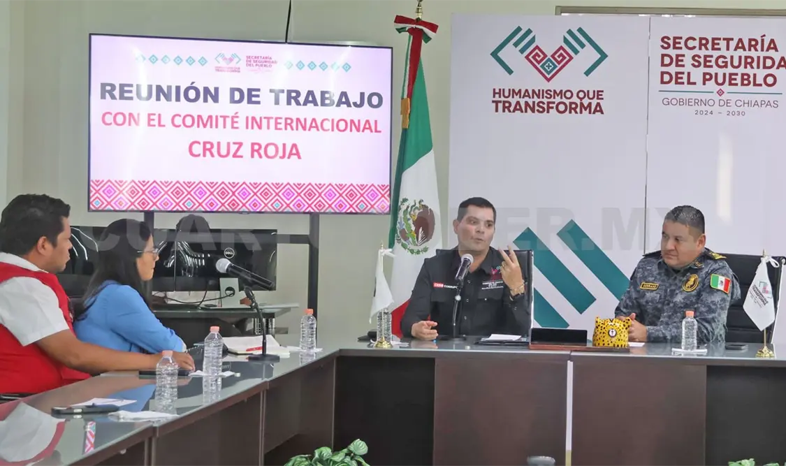 Durante el encuentro se revisaron programas que el CICR implementa actualmente en la región. Cortesía