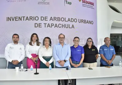 Presentan Inventario de Arbolado Urbano en Tapachula