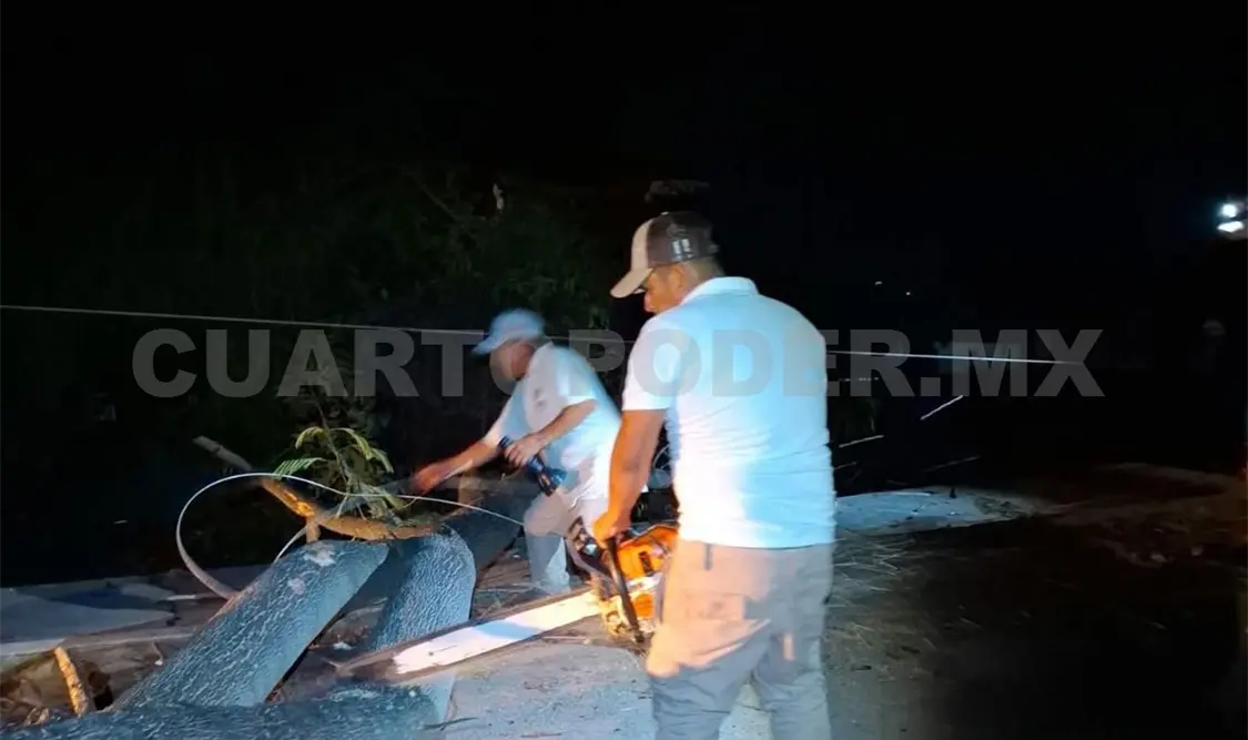 Sin luz habitantes de Venustiano Carranza