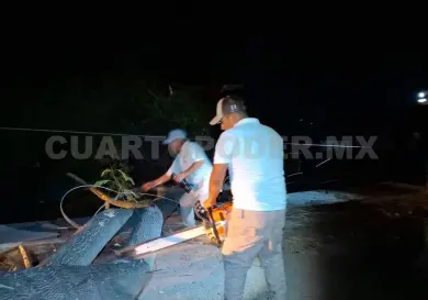 Sin luz habitantes de Venustiano Carranza