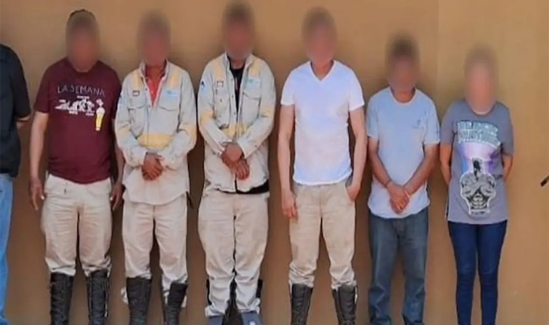 Rescatan a seis trabajadores secuestrados