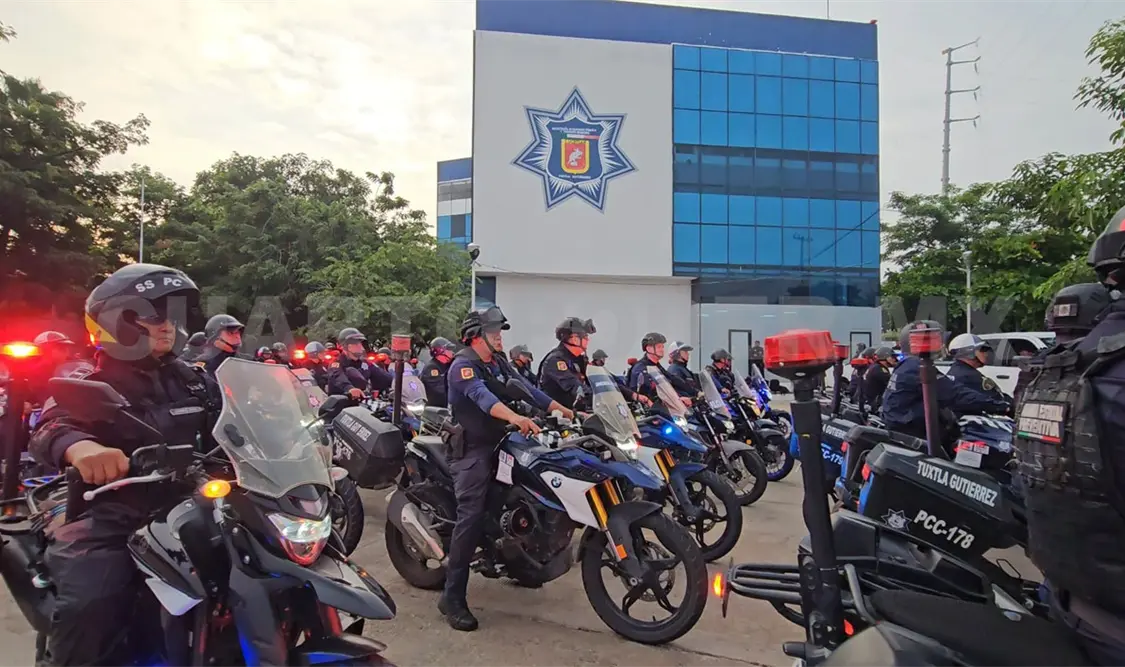 Como parte de este operativo se desplegarán motopatrullas, las cuales serán distribuidas estratégicamente en la ciudad. CP