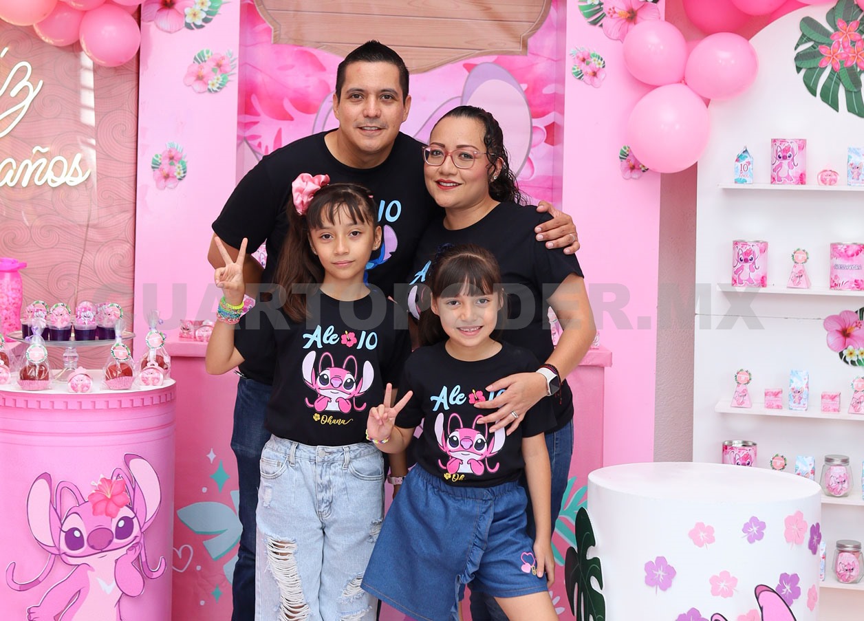 Alesandra cumplió 10 años