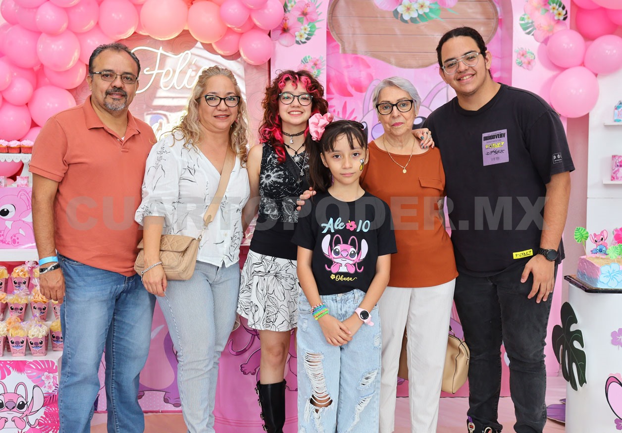 Alesandra cumplió 10 años