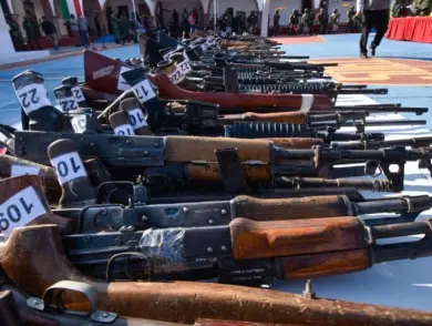 Identifican 11 rutas de tráfico de armas de EU a México
