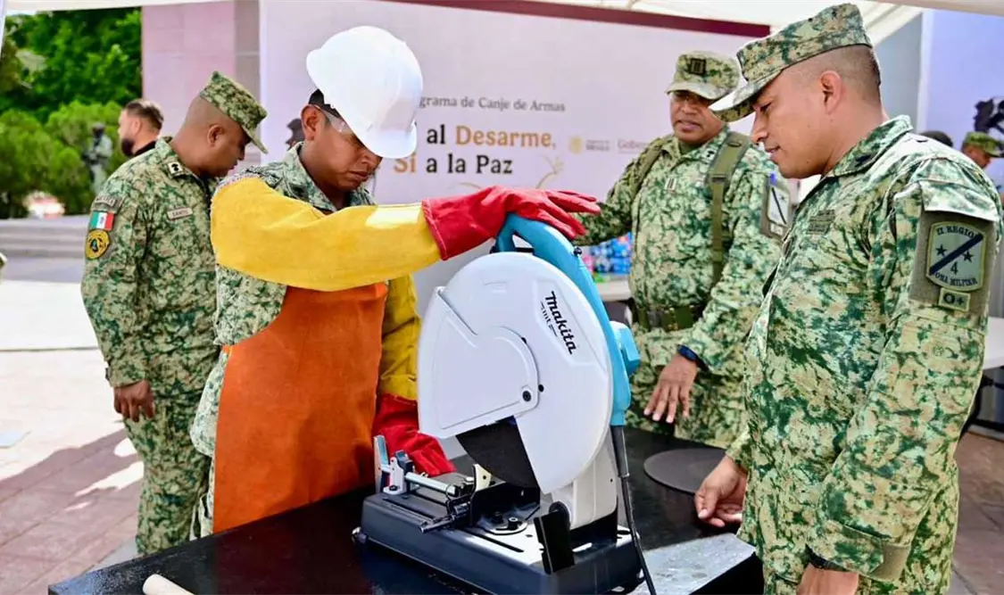 Más de 2 mil piezas canjeadas en programa de desarme