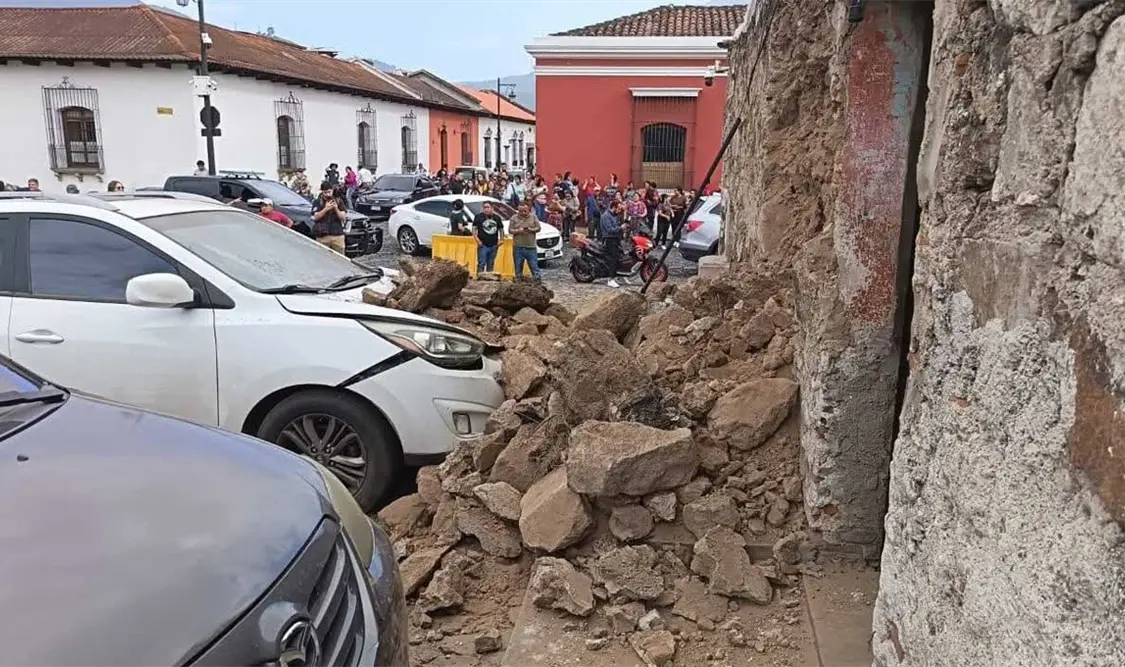 PC ha reportado solo algunos daños materiales debido al movimiento telúrico. Cortesía