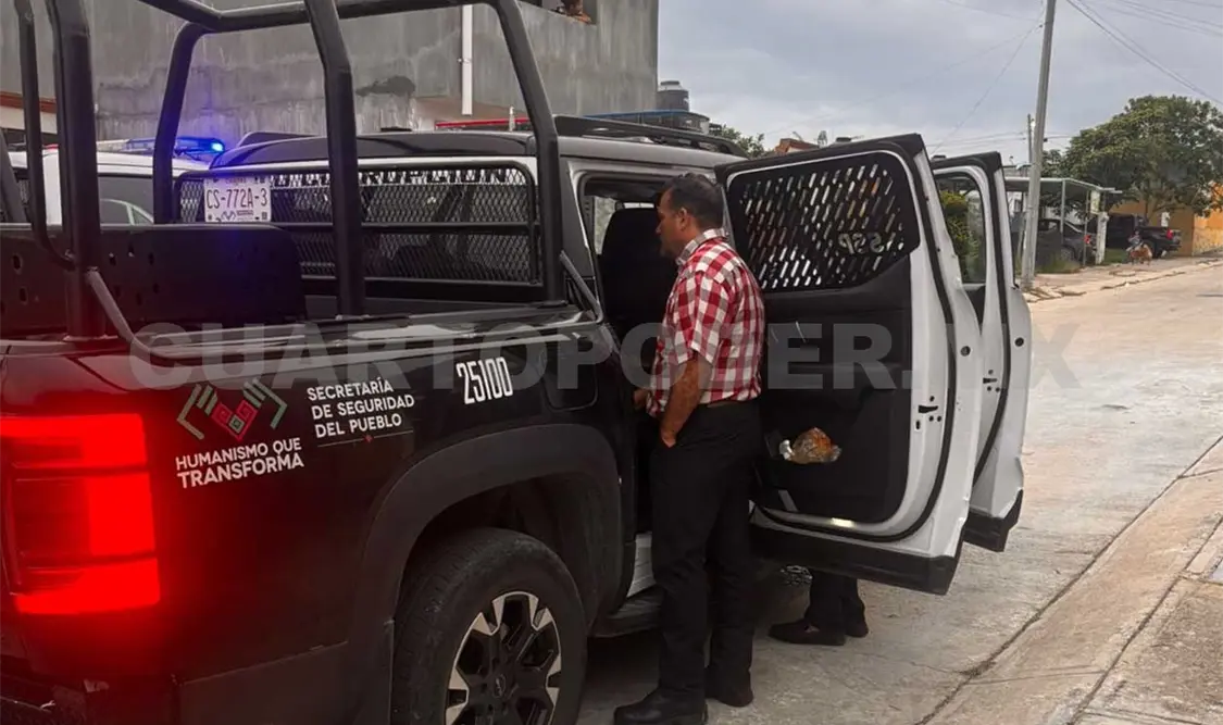 La Policía Estatal es quien logró el rescate de la familia. CP