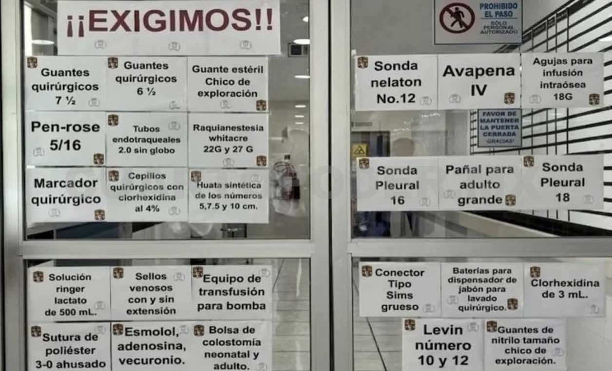 Alertan crisis por desabasto de insumos quirúrgicos