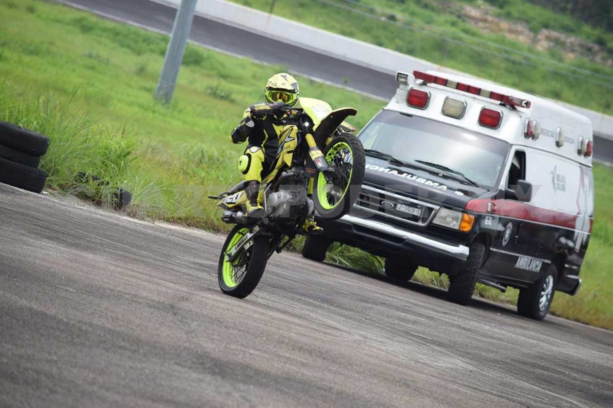 Aclaran incidente en carrera de Motociclismo