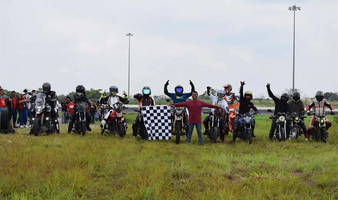 Seguirán impulsando el Motociclismo en Chiapas, en un lugar seguro y controlado. Cortesía