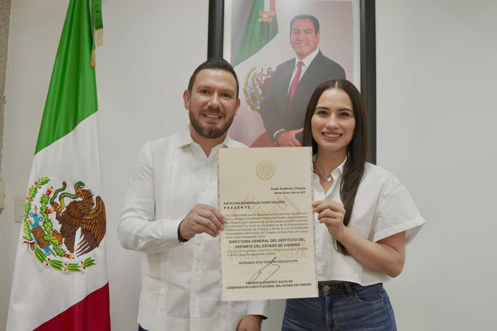 Cesan a Adonaí, llega Bárbara Altúzar al Indeporte