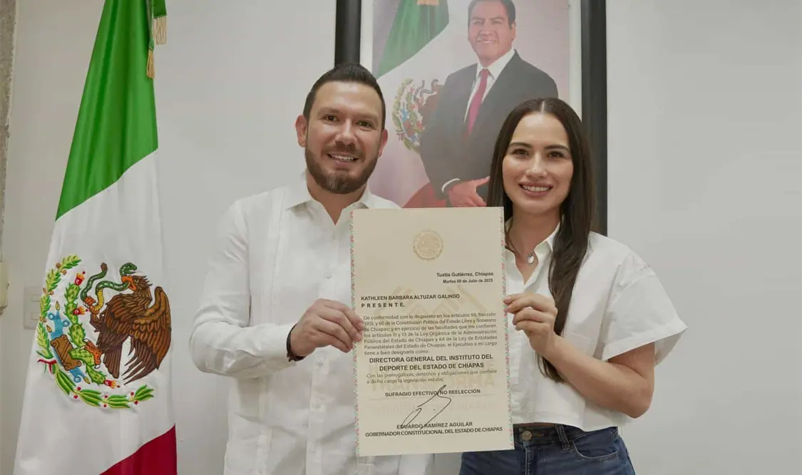 Galindo, quien se destacó como fundadora de la empresa Deporte al Límite, dedicada a la generación de eventos deportivos, recibió su nombramiento. Cortesía