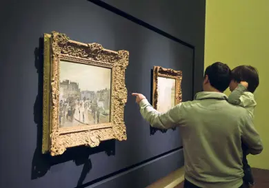 Impresionistas triunfan en Bellas Artes