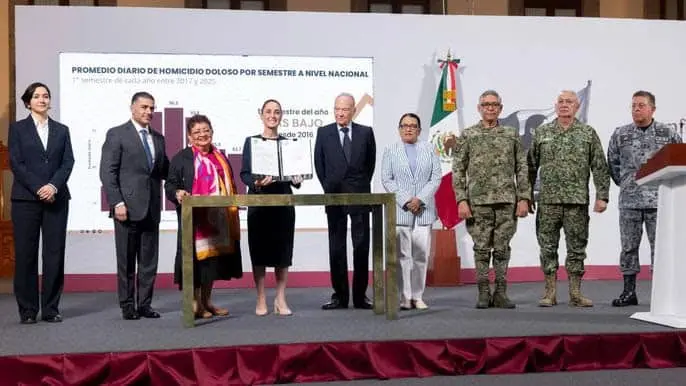 “La víctima no es solamente quien recibió la extorsión, sino el Estado mexicano se asume como víctima y atiende el delito”, dijo Sheinbaum en conferencia de prensa. Cortesía