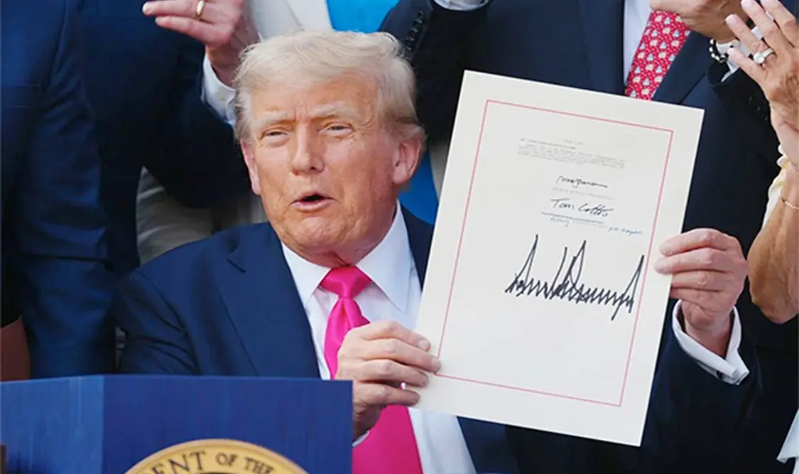 Donald Trump pretende imponer más impuestos si no llegan a un acuerdo comercial. Cortesía