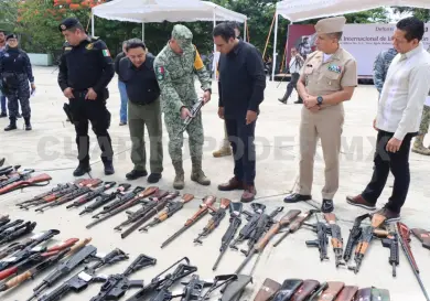 Destruyen cientos de armas y 79 mil cartuchos