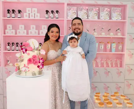 Festejo doble para la pequeña Sofía