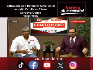 Entrevista con Heriberto Ortiz; en el estudio Dr. Ulises Eliseo Córdova Ochoa